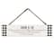 John 3:16 Buffalo Check 17" x 3.5" Outdoor/Indoor Hanging Sign